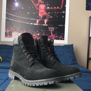 Timberland premium 6 inch waterproof boots black